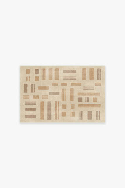 Umbria Natural Copper Tufted Rug - 60x90 - Machine Washable Area Rug - Kid & Pet Friendly - Indoor Rugs - Ruggable