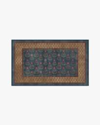 Sundara Navy & Bronze Rug - 245x305 - Machine Washable Area Rug - Kid & Pet Friendly - Indoor Rugs - Ruggable - thumbnail 2