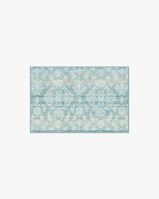 Dara Soft Teal Rug - 60x90 - Machine Washable Area Rug - Kid & Pet Friendly - Indoor Rugs - Ruggable - image 1