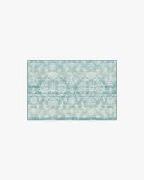 Dara Soft Teal Rug - 60x90 - Machine Washable Area Rug - Kid & Pet Friendly - Indoor Rugs - Ruggable - thumbnail 1