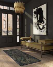 Beni Blue Flatwoven Rug by Martyn Lawrence Bullard - 60x90 - Machine Washable Area Rug - Kid & Pet Friendly - Indoor Rugs - Ruggable - thumbnail 2