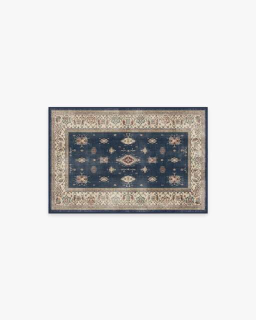 Verena Sapphire Rug - 60x90 - Machine Washable Area Rug - Kid & Pet Friendly - Indoor Rugs - Ruggable - image 1