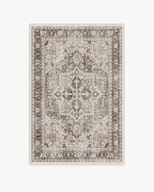 Kamran Hazel Flatwoven Rug Brown - 120x185 - Machine Washable Area Rug - Kid & Pet Friendly - Indoor Rugs - Ruggable - image 1