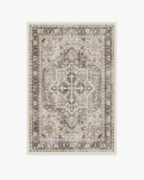 Kamran Hazel Flatwoven Rug Brown - 120x185 - Machine Washable Area Rug - Kid & Pet Friendly - Indoor Rugs - Ruggable - thumbnail 1