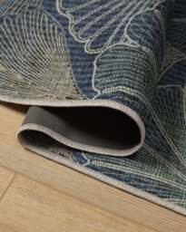Deniz Navy Flatwoven Rug - 60x90 - Machine Washable Area Rug - Kid & Pet Friendly - Indoor Rugs - Ruggable - thumbnail 2