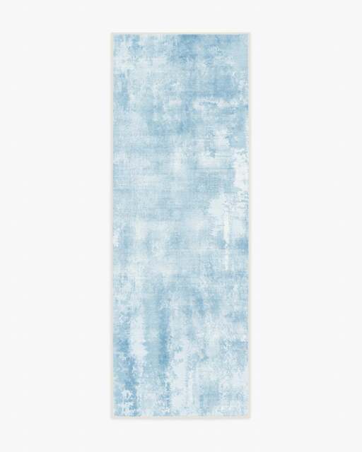 Alister Soft Blue Rug - 75x215 - Machine Washable Area Rug - Kid & Pet Friendly - Indoor Rugs - Ruggable - image 1
