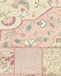 Playful Patchwork Pink Flatwoven Rug - 90x150 - Machine Washable Area Rug - Kid & Pet Friendly - Indoor Rugs - Ruggable - thumbnail 3