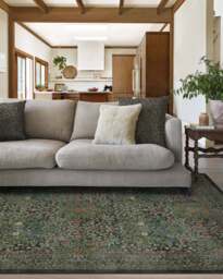 Blackthorn Forest Green Rug by Morris & Co. - 275x365 - Machine Washable Area Rug - Kid & Pet Friendly - Indoor Rugs - Ruggable - thumbnail 2