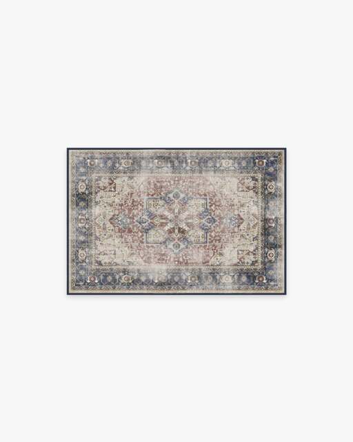 Kamran Royal Blue Rug - 60x90 - Machine Washable Area Rug - Kid & Pet Friendly - Indoor Rugs - Ruggable - image 1