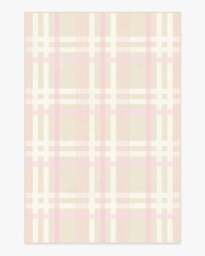 Charming Plaid Pink Rug - 200x290 - Machine Washable Area Rug - Kid & Pet Friendly - Indoor Rugs - Ruggable - thumbnail 1
