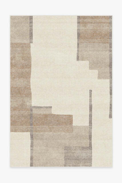 Haylan Ivory & Copper Rug - 200x290 - Machine Washable Area Rug - Kid & Pet Friendly - Indoor Rugs - Ruggable - image 1