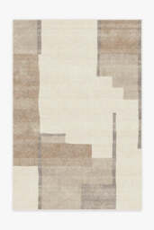 Haylan Ivory & Copper Rug - 200x290 - Machine Washable Area Rug - Kid & Pet Friendly - Indoor Rugs - Ruggable - thumbnail 1
