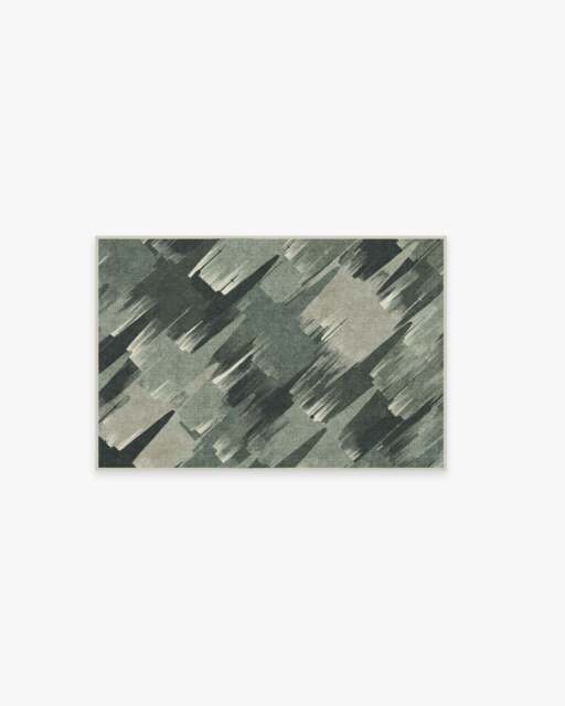 Rogue Squadron Dark Sage Flatwoven Rug - 60x90 - Machine Washable Area Rug - Kid & Pet Friendly - Indoor Rugs - Ruggable - image 1