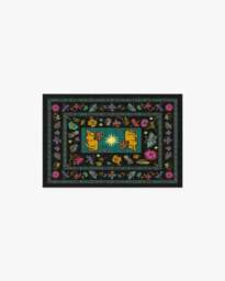 Lionâs Cub Charcoal Multicolour Rug by RIXO - 60x90 - Machine Washable Area Rug - Kid & Pet Friendly - Indoor Rugs - Ruggable - thumbnail 1