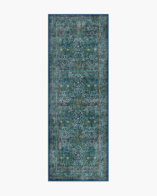 Blackthorn Navy Rug by Morris & Co. - 75x215 - Machine Washable Area Rug - Kid & Pet Friendly - Indoor Rugs - Ruggable - image 1
