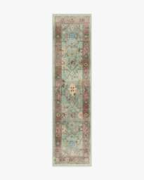 Jemima Sage and Rosewood Rug - 60x90 - Machine Washable Area Rug - Kid & Pet Friendly - Indoor Rugs - Ruggable - thumbnail 2