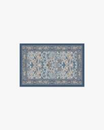 Strawberry Thief Indigo & Ivory Rug by Morris & Co. - 60x90 - Machine Washable Area Rug - Kid & Pet Friendly - Indoor Rugs - Ruggable - thumbnail 1