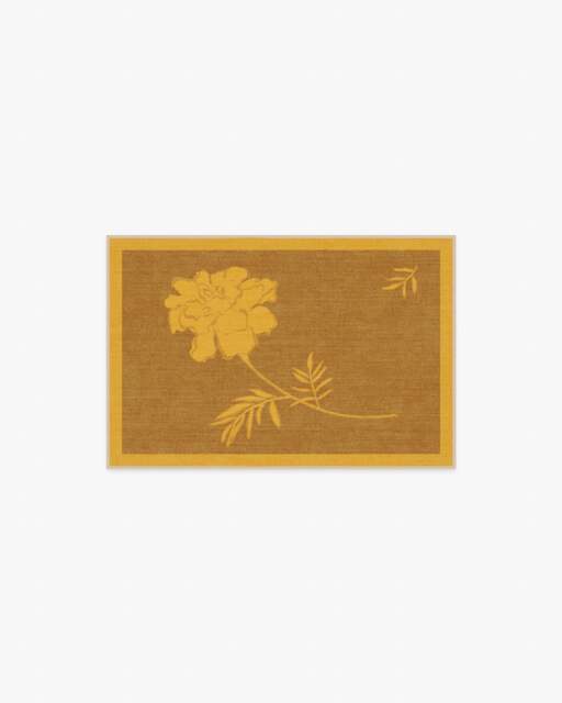 Golden Marigold Rug by The Local Project Yellow - 60x90 - Machine Washable Area Rug - Kid & Pet Friendly - Indoor Rugs - Ruggable - image 1