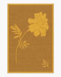 Golden Marigold Rug by The Local Project Yellow - 60x90 - Machine Washable Area Rug - Kid & Pet Friendly - Indoor Rugs - Ruggable - thumbnail 2