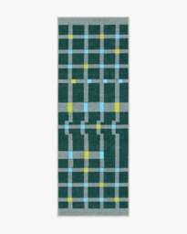 Nano Green Flatwoven Rug - 75x215 - Machine Washable Area Rug - Kid & Pet Friendly - Indoor Rugs - Ruggable - thumbnail 1