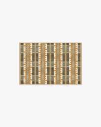 Olin Ochre Flatwoven Rug Yellow - 60x90 - Machine Washable Area Rug - Kid & Pet Friendly - Indoor Rugs - Ruggable - thumbnail 1