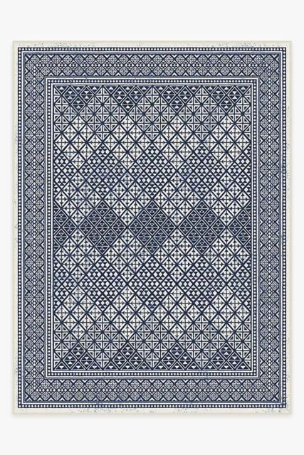 Loseta Royal Blue Outdoor Rug - 275x365 - Machine Washable Area Rug - Kid & Pet Friendly - Outdoor Rugs - Ruggable - image 1