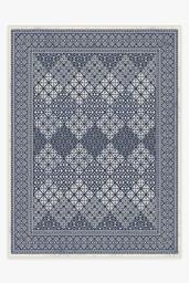 Loseta Royal Blue Outdoor Rug - 275x365 - Machine Washable Area Rug - Kid & Pet Friendly - Outdoor Rugs - Ruggable - thumbnail 1
