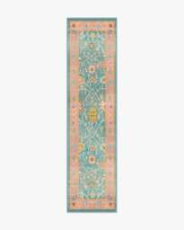 Jemima Multicolour Rug Blue - 60x90 - Machine Washable Area Rug - Kid & Pet Friendly - Indoor Rugs - Ruggable - thumbnail 2