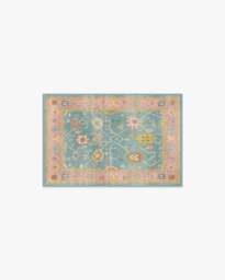 Jemima Multicolour Rug Blue - 60x90 - Machine Washable Area Rug - Kid & Pet Friendly - Indoor Rugs - Ruggable - thumbnail 1