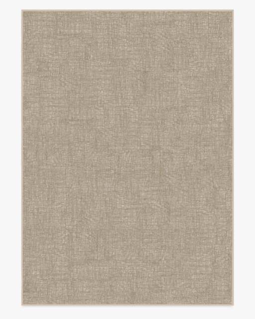 Crosshatch Natural Flatwoven Rug - 305x425 - Machine Washable Area Rug - Kid & Pet Friendly - Indoor Rugs - Ruggable - image 1