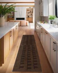 Veza Bronze & Plum Flatwoven Rug Brown - 60x90 - Machine Washable Area Rug - Kid & Pet Friendly - Indoor Rugs - Ruggable - thumbnail 2