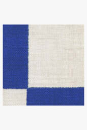 Jaque Checkered Blue Outdoor Rug - 150x215 - Machine Washable Area Rug - Kid & Pet Friendly - Indoor Rugs - Ruggable - thumbnail 3