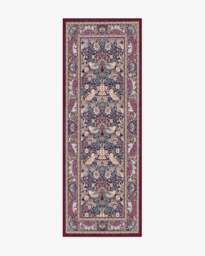 Strawberry Thief Burgundy Rug by Morris & Co. - 75x215 - Machine Washable Area Rug - Kid & Pet Friendly - Indoor Rugs - Ruggable - thumbnail 1
