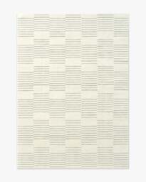Ellis Soft White Plush Rug - 150x215 - Machine Washable Area Rug - Kid & Pet Friendly - Indoor Rugs - Ruggable - thumbnail 1