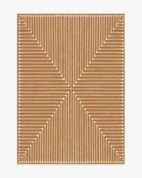 Inkdrop Copper Rug by Jonathan Adler Orange - 150x215 - Machine Washable Area Rug - Kid & Pet Friendly - Indoor Rugs - Ruggable