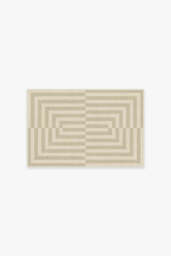 Jonathan Adler Op Art Natural Rug - 60x90 - Machine Washable Area Rug - Kid & Pet Friendly - Indoor Rugs - Ruggable - thumbnail 1
