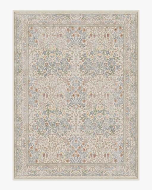Blackthorn Ivory Rug by Morris & Co. - 275x365 - Machine Washable Area Rug - Kid & Pet Friendly - Indoor Rugs - Ruggable - image 1