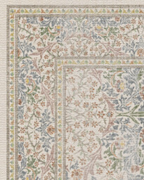Blackthorn Ivory Rug by Morris & Co. - 275x365 - Machine Washable Area Rug - Kid & Pet Friendly - Indoor Rugs - Ruggable - thumbnail 4