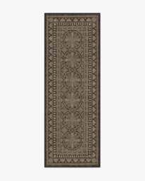 Maia Soft Black Re-Jute Rug - 75x215 - Machine Washable Area Rug - Kid & Pet Friendly - Indoor Rugs - Ruggable - thumbnail 1