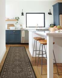 Maia Soft Black Re-Jute Rug - 75x215 - Machine Washable Area Rug - Kid & Pet Friendly - Indoor Rugs - Ruggable - thumbnail 2