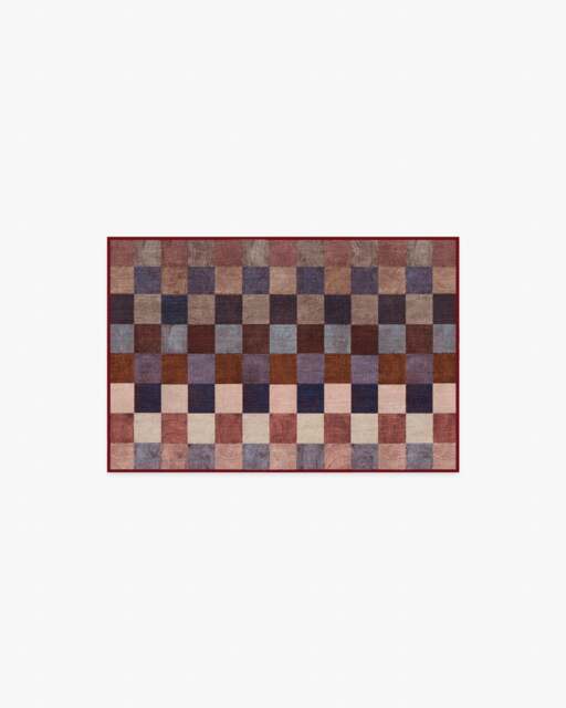 Flux Copper Multicolour Flatwoven Rug Purple - 60x90 - Machine Washable Area Rug - Kid & Pet Friendly - Indoor Rugs - Ruggable - image 1