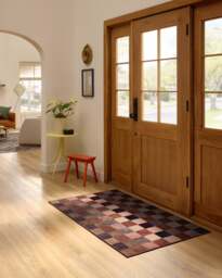 Flux Copper Multicolour Flatwoven Rug Purple - 60x90 - Machine Washable Area Rug - Kid & Pet Friendly - Indoor Rugs - Ruggable - thumbnail 2