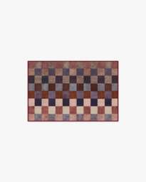 Flux Copper Multicolour Flatwoven Rug Purple - 60x90 - Machine Washable Area Rug - Kid & Pet Friendly - Indoor Rugs - Ruggable - thumbnail 1