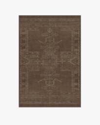 Amira Brown Rug by Martyn Lawrence Bullard - 120x185 - Machine Washable Area Rug - Kid & Pet Friendly - Indoor Rugs - Ruggable