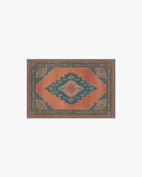 Sunset Bazaar Tropic Coral Rug by Matthew Williamson - 60x90 - Machine Washable Area Rug - Kid & Pet Friendly - Indoor Rugs - Ruggable - thumbnail 1