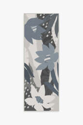 Arcadia Steel Blue Outdoor Rug - 75x215 - Machine Washable Area Rug - Kid & Pet Friendly - Outdoor Rugs - Ruggable - thumbnail 1