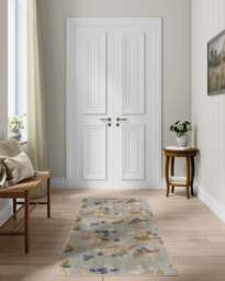Rubus Azure & Fawn Flatwoven Rug by Sanderson - 60x90 - Machine Washable Area Rug - Kid & Pet Friendly - Indoor Rugs - Ruggable - thumbnail 2