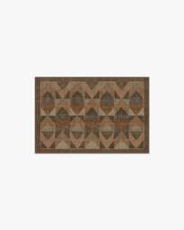 Ember Copper & Brown Flatwoven Rug - 60x90 - Machine Washable Area Rug - Kid & Pet Friendly - Indoor Rugs - Ruggable - thumbnail 1