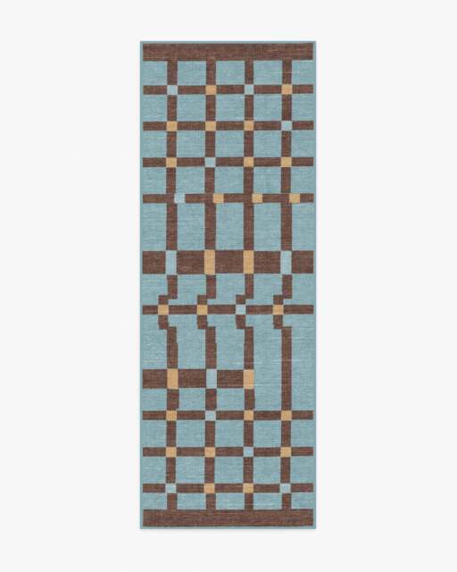 Nano Slate Blue Rug - 75x215 - Machine Washable Area Rug - Kid & Pet Friendly - Indoor Rugs - Ruggable - image 1