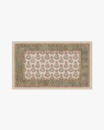 Sundara Natural & Blush Rug - 185x275 - Machine Washable Area Rug - Kid & Pet Friendly - Indoor Rugs - Ruggable - thumbnail 2